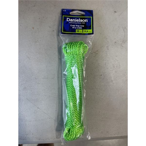 CASE OF 24 DANIELSON CRAB TRAP LINES. 48 FT LENGTH EACH