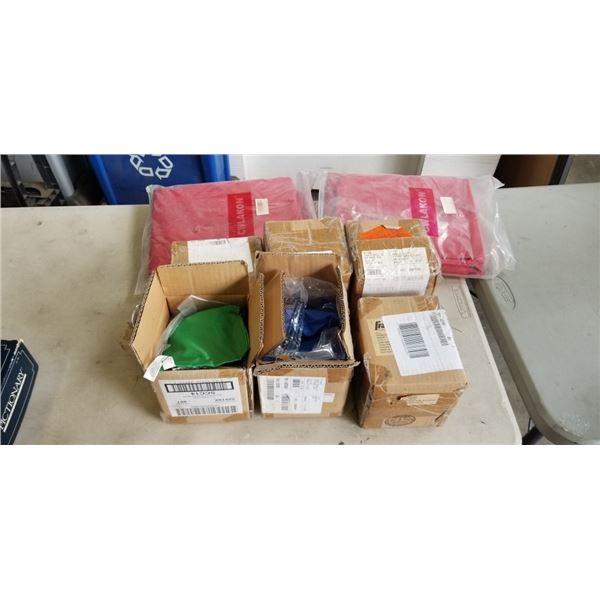 6 BOXES OF BEAN BAGS AND 2LAWN GAME STORAGE BAGS