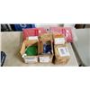 Image 1 : 6 BOXES OF BEAN BAGS AND 2LAWN GAME STORAGE BAGS
