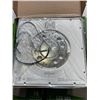 Image 3 : 5 NEW ORTECH 9 INCH SQUARE LED FLUSH MOUNT CEILING LIGHTS