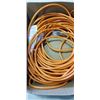 Image 2 : AS NEW ORANGE 100FT LIFE SUPPLY HEAVY DUTY INDOOR OUTDOOR 3 WIRE GROUNDED LIGHTED EXTENSION, 16AWG