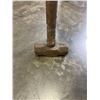 Image 3 : METAL UPRIGHT DOLLY, SLEDGE HAMMER AND SHOVEL