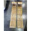 Image 1 : 2 VINTAGE WOODEN TOBAGGANS