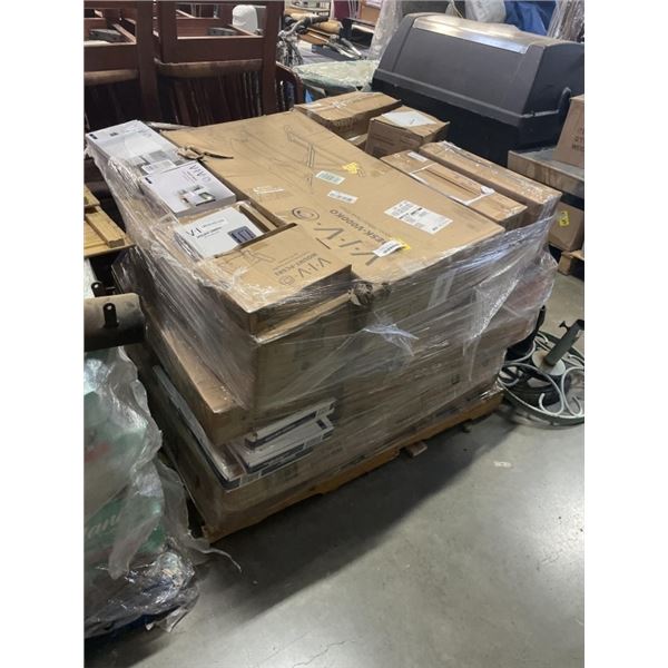 PALLET OF VIVO MOUNTS AND ACCESSORIES