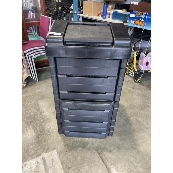 SCEPTER BLACK PLASTIC COMPOST BIN