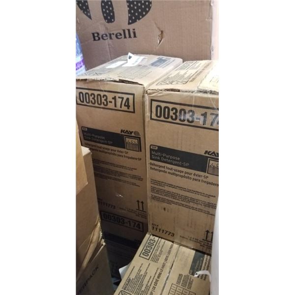 2 CASES QSR MULTI PURPOSE SINK DETERGENT
