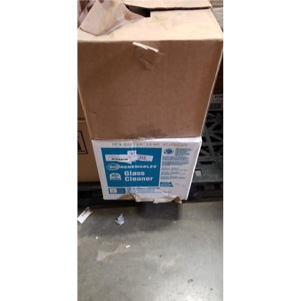 4 BOTTLES ZAAL FREE & CLEAR FOAM SOAP (4 LITRE EACH) AND 4 BOTTLES BIORENEWABLES GLASS CLEANER ( 3.7