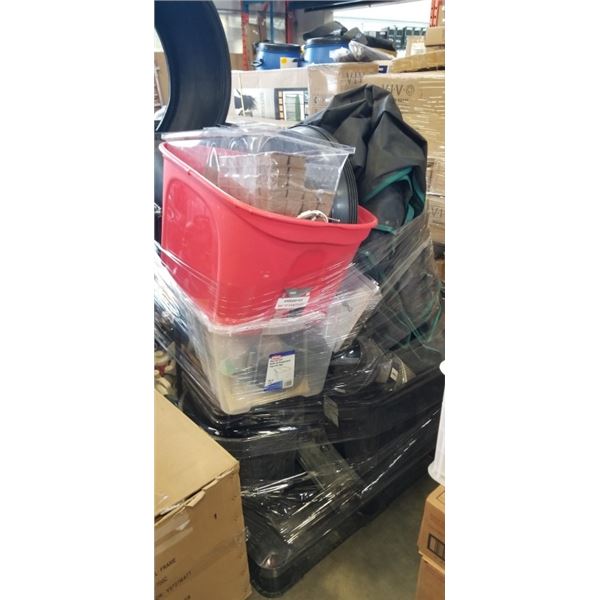 PALLET OF GROW EQUIPMENT INCLUDING LED PANEL LIGHTS