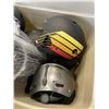 Image 3 : 8 ASSORTED SNOW ANDF SUMMER HELMETS IN TOTE WITH LID