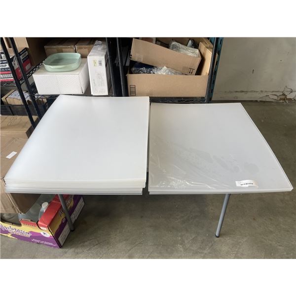 25 SHEETS CLEAR PLASTIC 24" x 30"