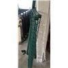 Image 2 : GREEN WIRE RACK, 4 UPRIGHTS, AND 4 SHELVES, SOME CLIPS, 76 INCH TALL