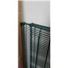 Image 4 : GREEN WIRE RACK, 4 UPRIGHTS, AND 4 SHELVES, SOME CLIPS, 76 INCH TALL