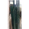 Image 3 : 2 SECTIONS OF GREEN METAL COMMERCIAL SHELVING, DROP IN STYLE