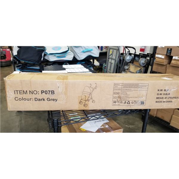 NEW DARK GREY PET STROLLER MODEL P07B