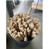 Image 2 : BARREL OF HEMLOCK WOOD - VARIOUS LENGTHS, MOST ABOUT 40"