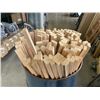 Image 3 : BARREL OF HEMLOCK WOOD - VARIOUS LENGTHS, MOST ABOUT 40"