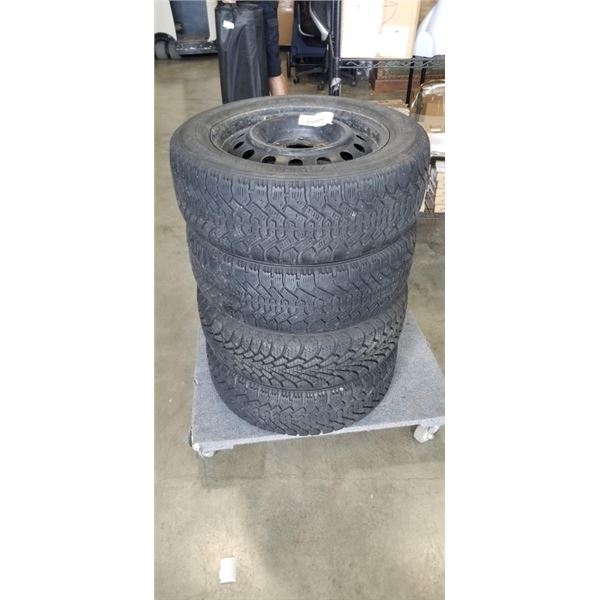 4 GOODYEAR TIRES. P195/60R15