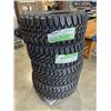 Image 1 : NEW SET OF 4 HAIDA MUD CHAMP 35X12.5R24 LTE TIRES