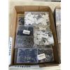 Image 2 : TRAY OF NAIL SWATCHES AND TRAY OF BED SHEET HOLDERS & VARIOUS HOOKS
