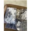Image 3 : TRAY OF NAIL SWATCHES AND TRAY OF BED SHEET HOLDERS & VARIOUS HOOKS