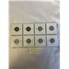 Image 2 : 8 CANADIAN SPECIAL NICKELS 1936 LAST KING GEORGE V 1937 DOT FIRST KING GEORGE VI, 1942-43 TOMBAC, 19