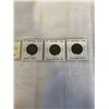 Image 1 : 3 CANADIAN KING GEORGE V LARGE CENTS 1913, 1916, 1918