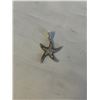 Image 1 : 925 STERLING SILVER SEA STAR PENDANT, SET W/ LOTS OF GENUINE DIAMONDS - SOME MISSING