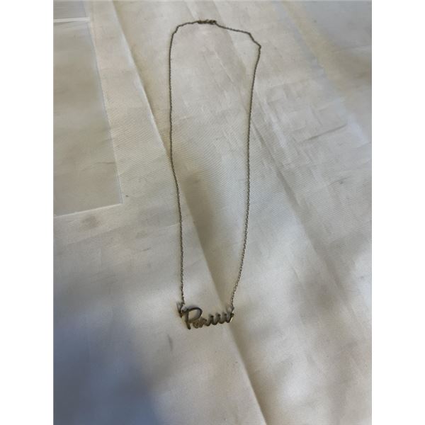 STERLING SILVER PENDANT W/ CHAIN NECKLACE MARKED 925