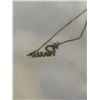 Image 3 : STERLING SILVER PENDANT W/ CHAIN NECKLACE MARKED 925