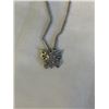 Image 3 : STERLING SILVER BRACELET W/ REAL OPAL STONE BUTTERFLY PENDANT/ CHARM EACH MARKED 925