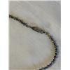 Image 2 : VINTAGE STERLING SILVER BEADS NECKLACE, MARKED 925