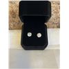 Image 1 : NEW PLATINUM PLATED 2.0CT EACH SIMULATED DIAMOND (CZ) STUD EARRINGS