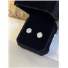 Image 2 : NEW PLATINUM PLATED 2.0CT EACH SIMULATED DIAMOND (CZ) STUD EARRINGS