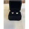 Image 3 : NEW PLATINUM PLATED 2.0CT EACH SIMULATED DIAMOND (CZ) STUD EARRINGS