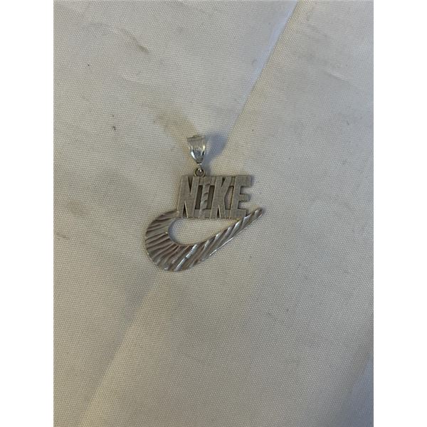 STERLING SILVER NIKE PENDANT