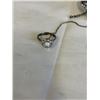 Image 3 : VINTAGE RHINESTONES BANGLE W/ TASSEL CONNECTED TO RING