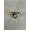 Image 1 : VINTAGE STERLING SILVER RING, FINIS CORONAT OPUS, HENRY WISE WOOD - SIZE 7.5