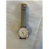 Image 1 : GOLD W/ STAINLESS STEEL BACK ROSEFIELD AMS/NYC QUARTZ WATCH T57-RF144-024652 EXCELLENT CONDITION, OR