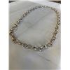 Image 2 : HEAVY AND LONG SILVER PLATED LINKS CHAIN NECKLACE 31" L 120.5 G