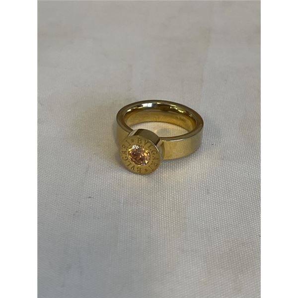 BULGARI RING, MADE IN ITALY SIZE 8, REPLICA/ UNAUTHENTIC