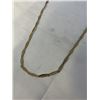 Image 2 : EXTRA LENGTH GOLD PLATED LINKS CHAIN NECKLACE 31" L