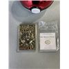 Image 2 : GOLD PLATED JIGGLYPUFF CARD WITH POKEBALL AND TICKET OF AUTHENTICITY