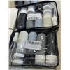 Image 4 : ASSORTED NEW TRAVLE COSMETIC ITEMS INLCUDING CURLING IRONS, BOTTLE SETS ETC