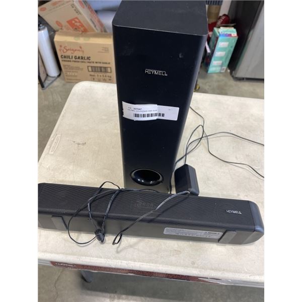 HEYMEL SOUNDBAR AND SUB