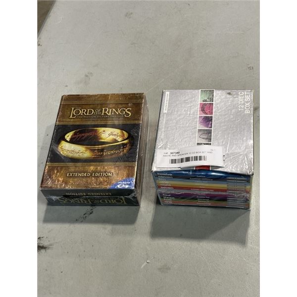 ASCHE AND SPENCER 12 CD BOX SET AND LORD OF THE RINGS BOX SET