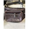 Image 5 : LEATHER MANCINI WITH BAG WITH LEATHER BELT, AMMO BELT AND LEATHER SATCHEL