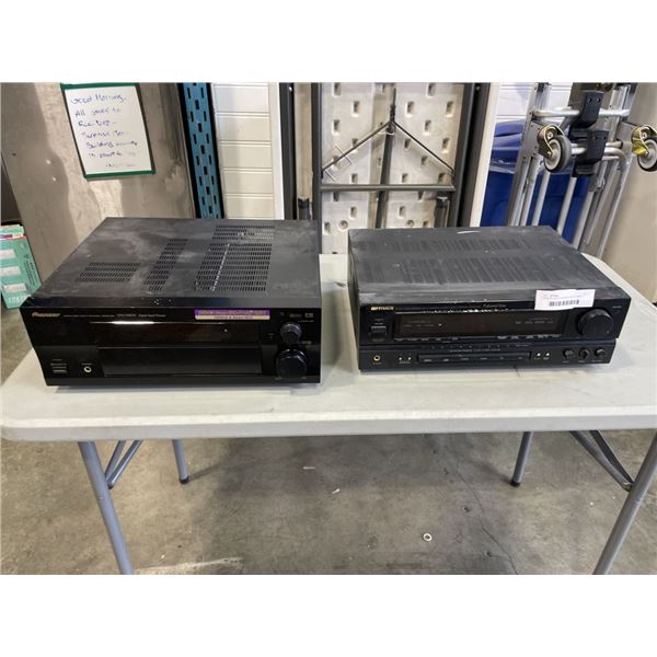 PIONEER MULTI CHANNEL AUDIO VIDEO RECEIVER MODEL VSX-D810S, AND OPTIMUS DIGITAL SYNTHESIZED RECEIVER
