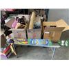 Image 1 : 3 BOXES OF KIDS TOYS, SPORTS GEAR, KITE, ETC