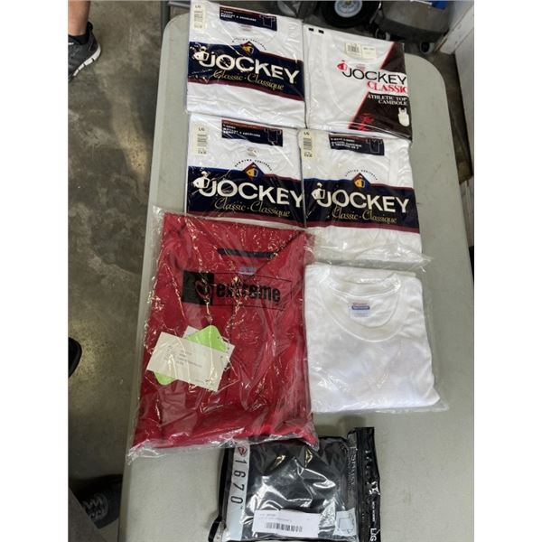 LOT OF NEW UNDERSHIRTS