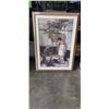 Image 1 : LARGE FRAMED CANVAS PICTURE